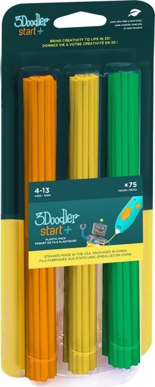 3Doodler Filament Start, 2.5mm, 75szt., 3 kolory, 3DS-ECO-MIX2-75