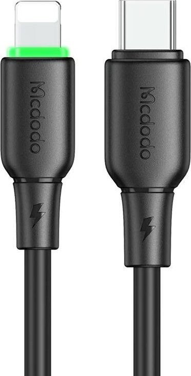 Kabel USB Mcdodo USB-C - Lightning 1.2 m Czarny (CA-4761)