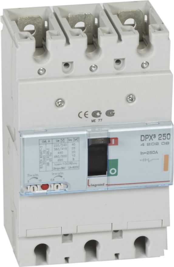 Legrand Wyłączniki mocy 3P 250A 25kA DPX3 250 - 420209