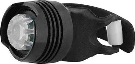 LTC LTC Lampka rowerowa przednia LED 1W z opaską silikonową, czarna.