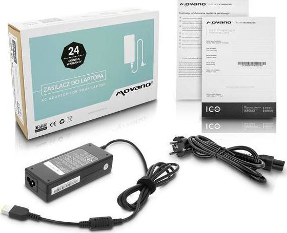 Zasilacz do laptopa Movano 90 W, 4.5 mm, 4.5 A, 20 V (ZZ/LEN2045Y)
