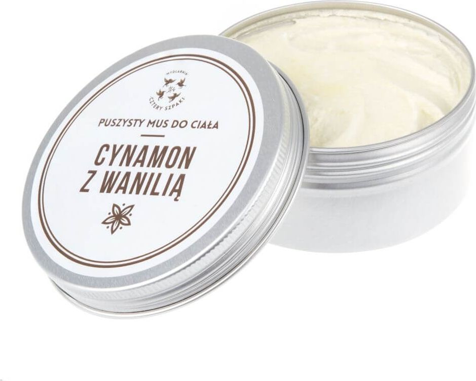 Mydlarnia Cztery Szpaki Mus do ciała Cynamon i Wanilia 150 ml - Cztery Szpaki