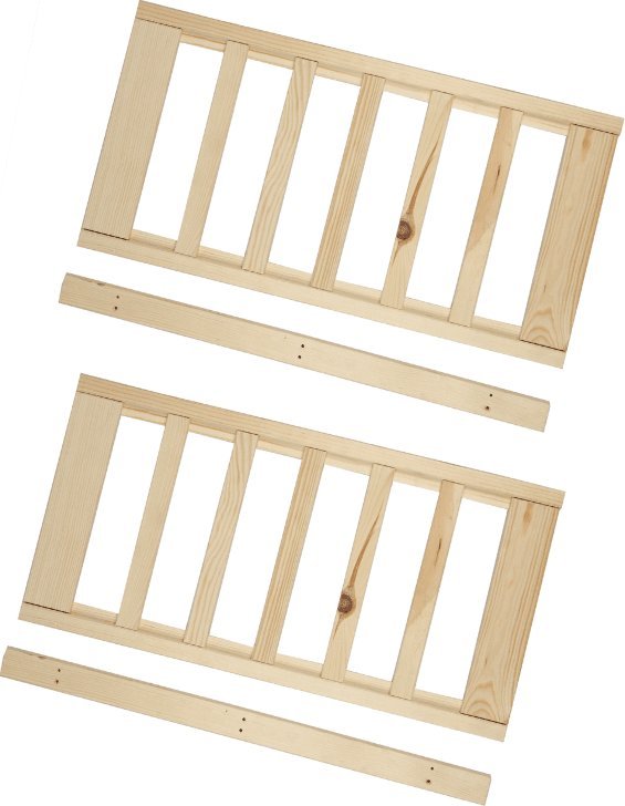 Wamar-Sosenka Półka 2 szt na skrzynki do regału drewnianego LSR Naturalny 70x33cm Surowy