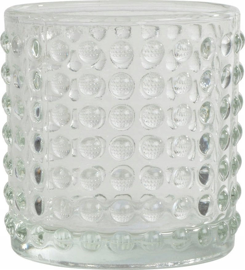 Homea Świecznik z wypukłym wzorem ARTY, Ø 7 cm