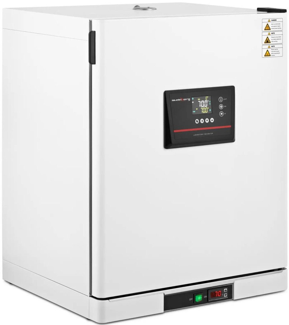 Inkubator laboratoryjny cieplarka mikrobiologiczna do 70 C 125 l 600 W