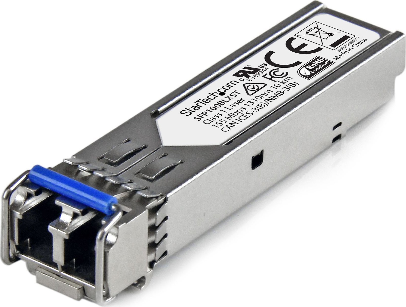 Moduł SFP StarTech StarTech SFP100BLXST moduł przekaźników sieciowych Swiatłowód 155 Mbit/s SFP 1310 nm