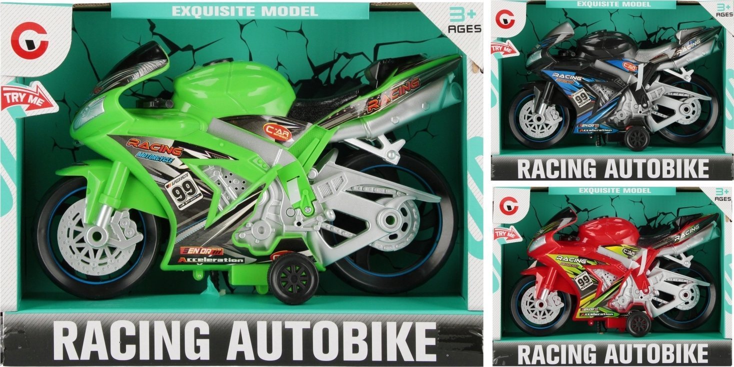 Mega Creative MOTOCYKL B/O 27X20X10 MIX3 MC WB 30/60