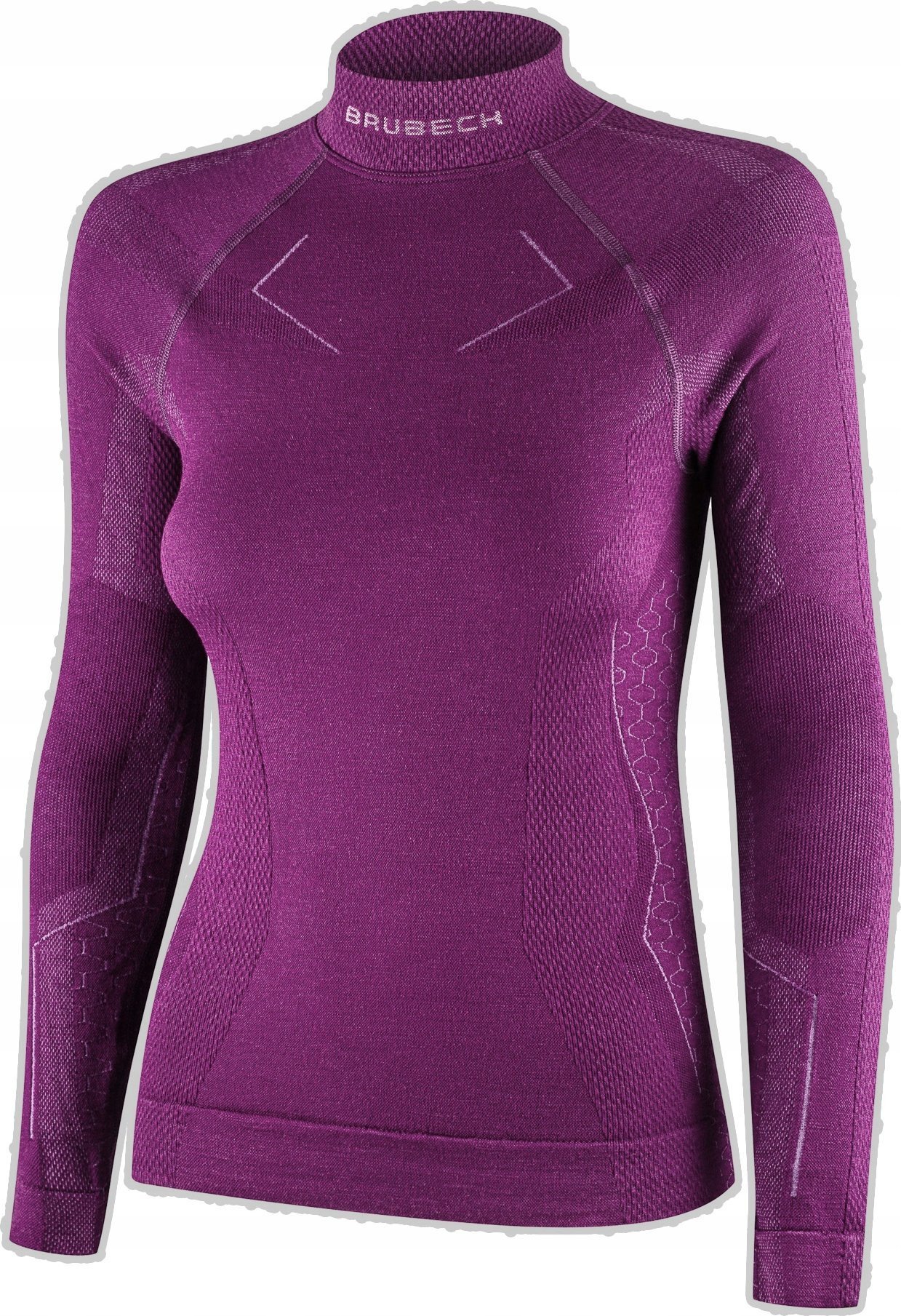 Brubeck LS1665W Bluza damska EXTREME MERINO fuksjowy S