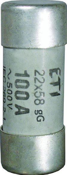 Eti-Polam Wkładka bezpiecznikowa cylindryczna CH22P 22x58 aM 125A/400V (006711054)