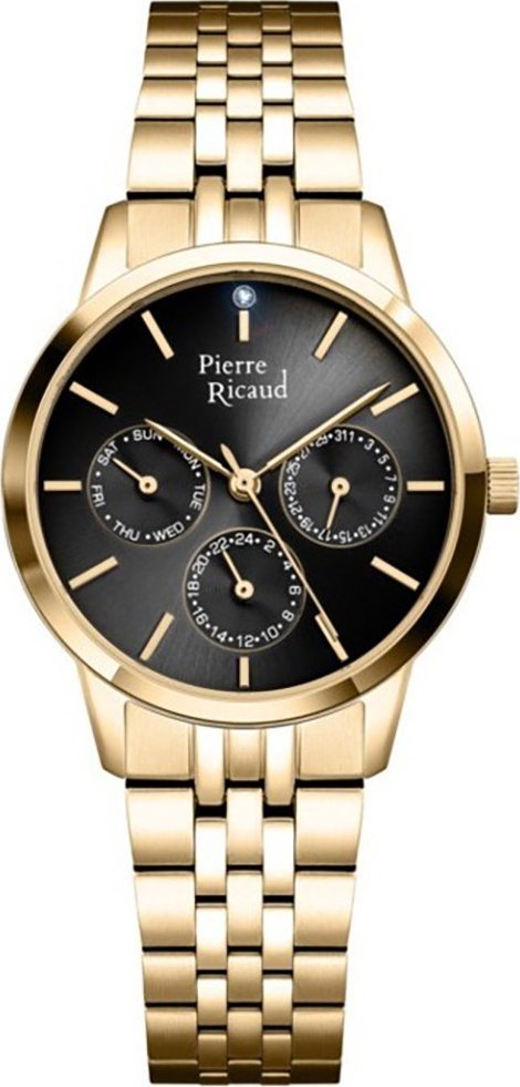 Zegarek damski Pierre Ricaud P21056.1114QF złoty