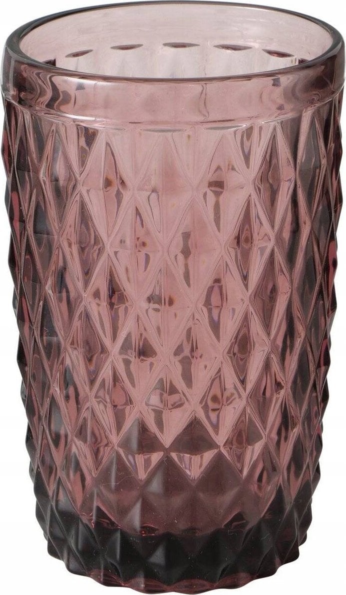 Boltze Szklanka z różowego szkła, AURORA, 300 ml