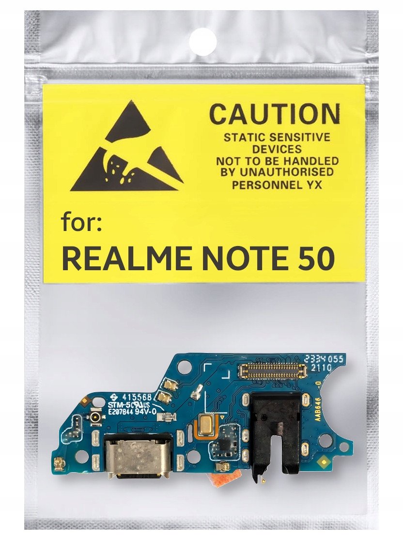 ORYGINAŁ PŁYTKA GNIAZDO ŁADOWANIA USB ZŁĄCZE DO REALME NOTE 50 RMX3834 (5904858348237)
