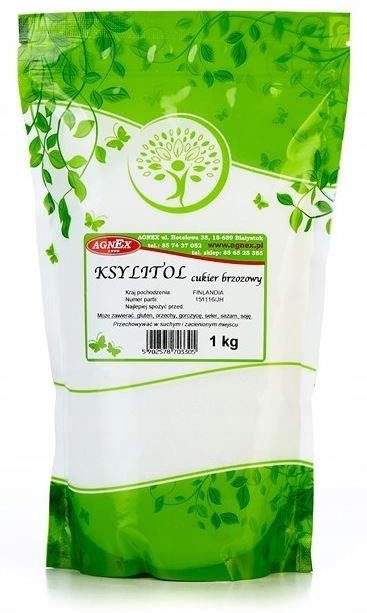 Ksylitol cukier brzozowy zamiennik cukru naturalny finlandzki agnex candida 1kg