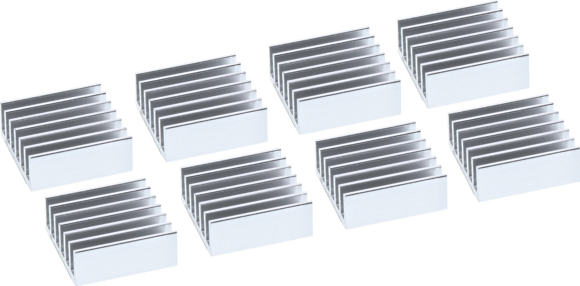 InLine InLine® IC chip Sink self adhesive cooling fins, 8 pcs.
