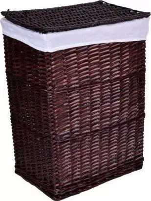 Kosz na pranie 72L brązowy (KOSZ WIKL. BRĄZ L)