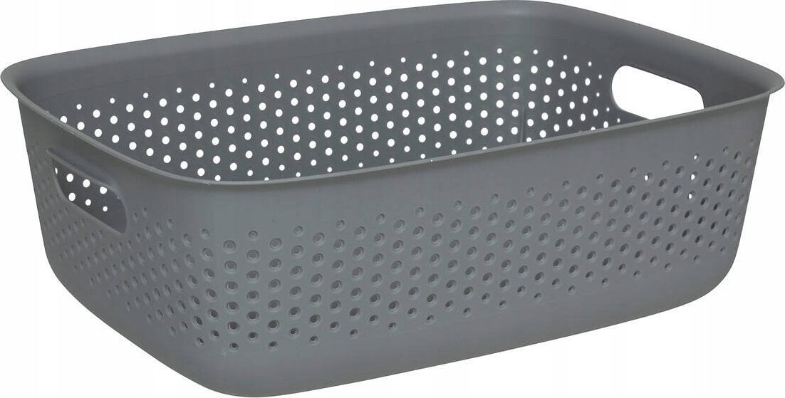 5five Pojemnik ażurowy SIENNE, plastik, z uchwytami, 10 l