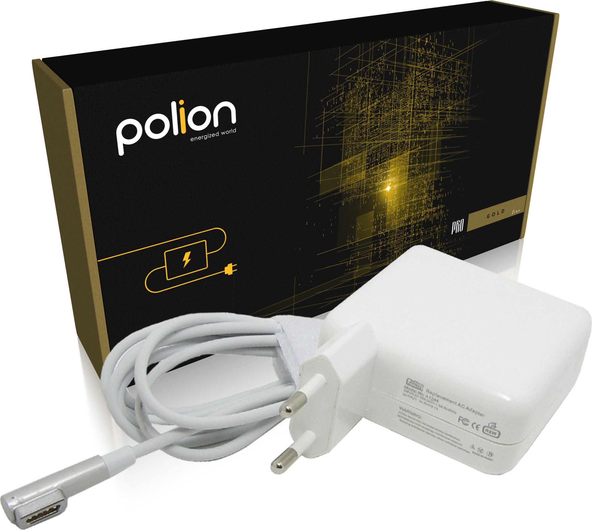 Zasilacz do laptopa Polion 45 W, Magsafe, 3.1 A, 14.5 V (PLNZ041)