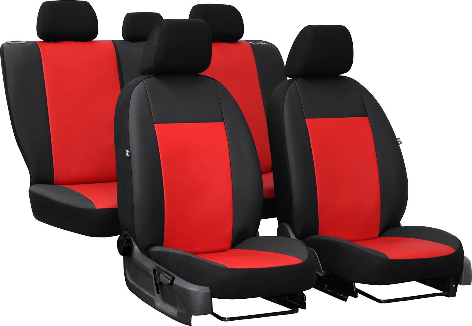 Pok-ter Pokrowce uniwersalne ekoskóra Pelle (czerwone)