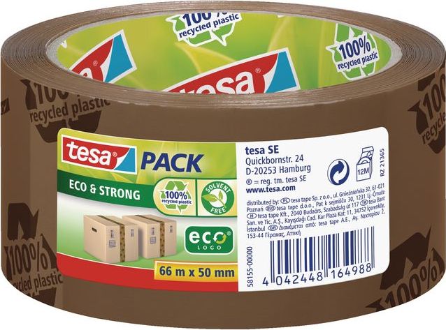 Tesa TESA Taśma pakowa ECO & STRONG 50mm x 66m brązowy