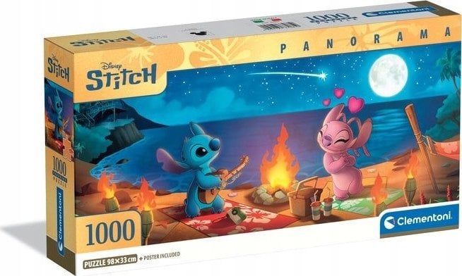 Clementoni Puzzle Panorama Disney Stitch 1000 elementów (37061)