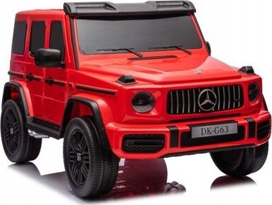Lean Cars Auto Na Akumulator Mercedes G63 XXL Czerwony 4x4