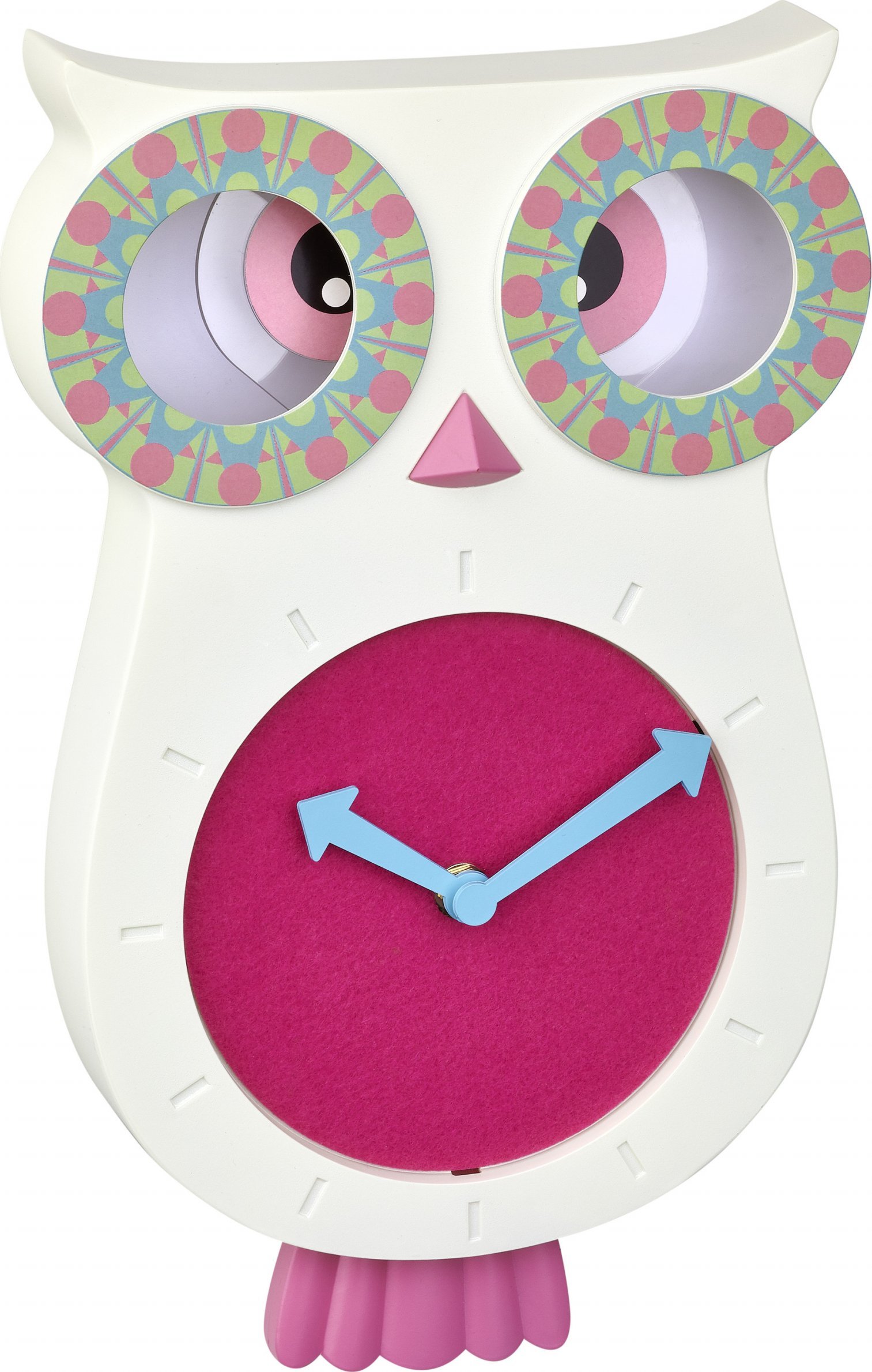 TFA TFA 60.3052.06 blue/green Lucy Kids Pendulum Clock Owl