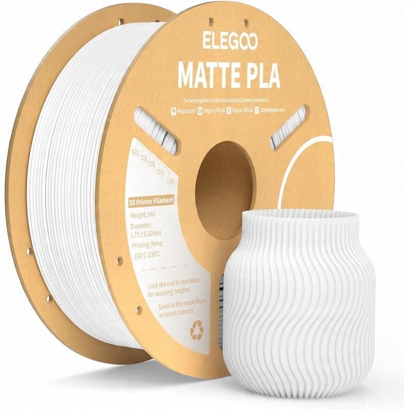 Phrozen Filament PLA Matte ELEGOO (biały)