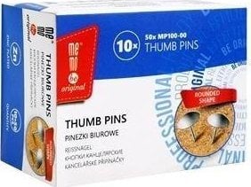 MemoBe Pinezki srebrne (10x50szt)
