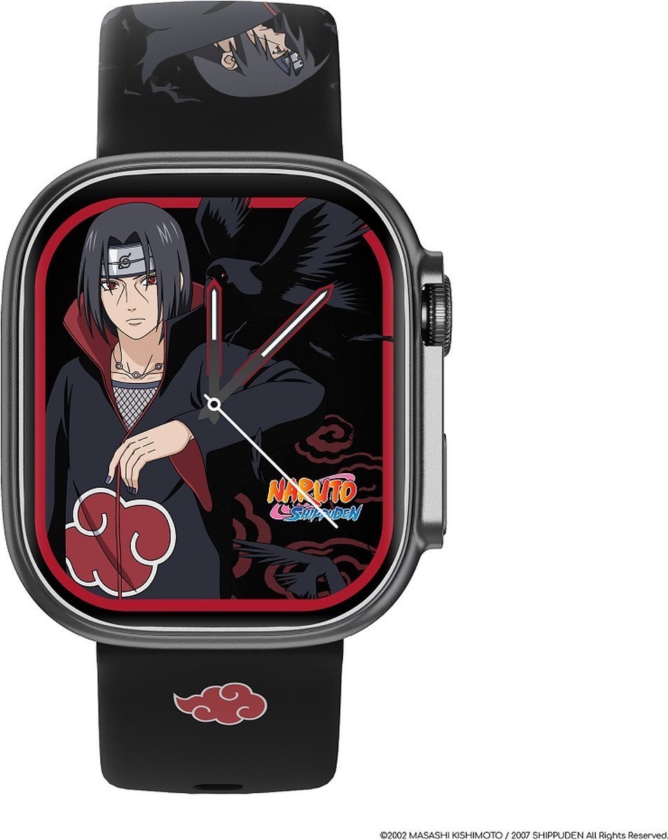 abyx Smartwatch Fit Touch 5 Itachi Uchiwa space grau