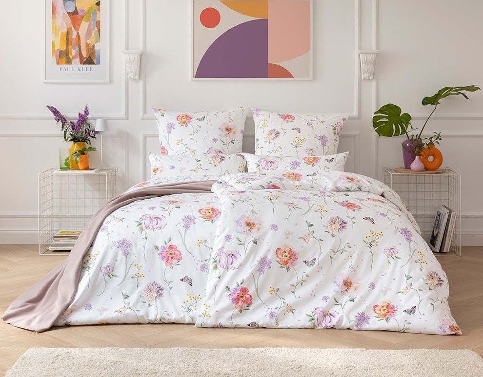 Pościel satynowa 155x200 cm Aluna 1030/985 multicolor