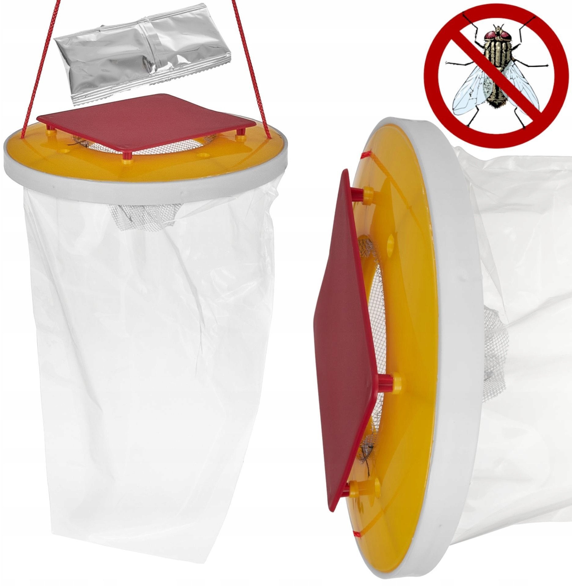 Pułapka z wabikiem na muchy i inne owady latające (40)