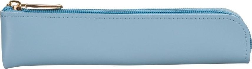 Etui na długopisy z suwakiem błękitne