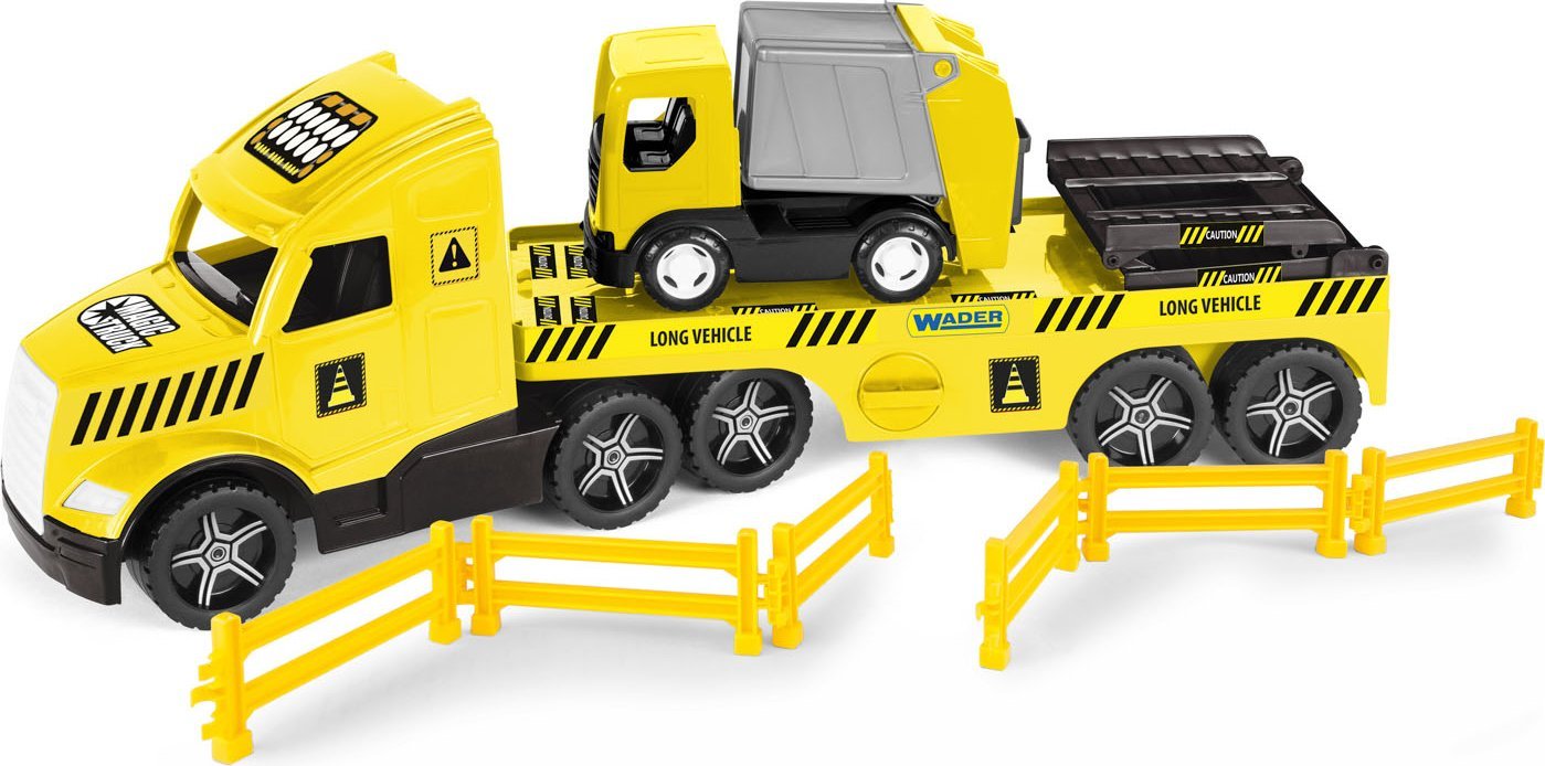 Wader WADER 36441 MAGIC TRUCK TECHNIC LAWETA ZE ŚMIECIARKĄ