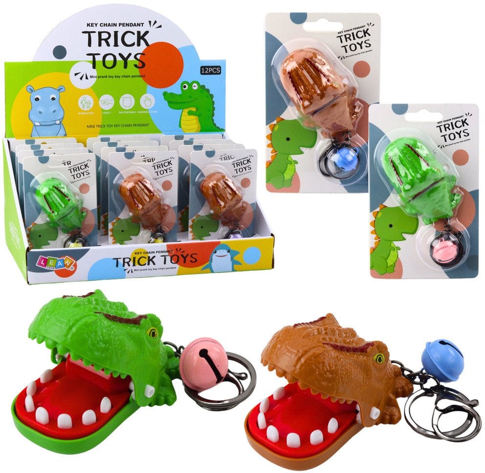 Gra Zręcznościowa Dentysta Dinozaur Brelok Zawieszka 2w1