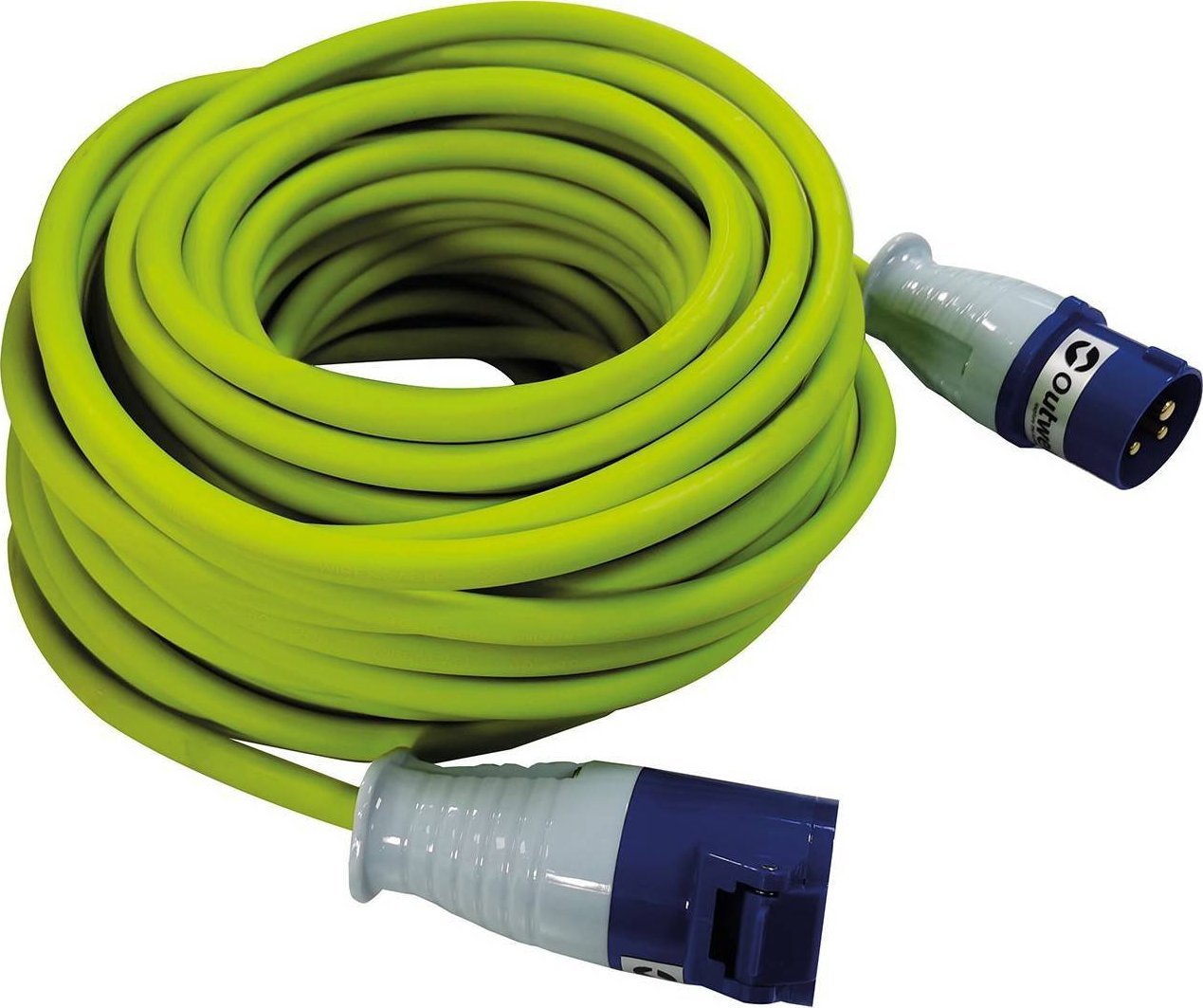 Outwell Przedłużacz Outwell Taurus CEE Camping Cable H07RN-F 3G2.5 25 m - lime green Uniwersalny