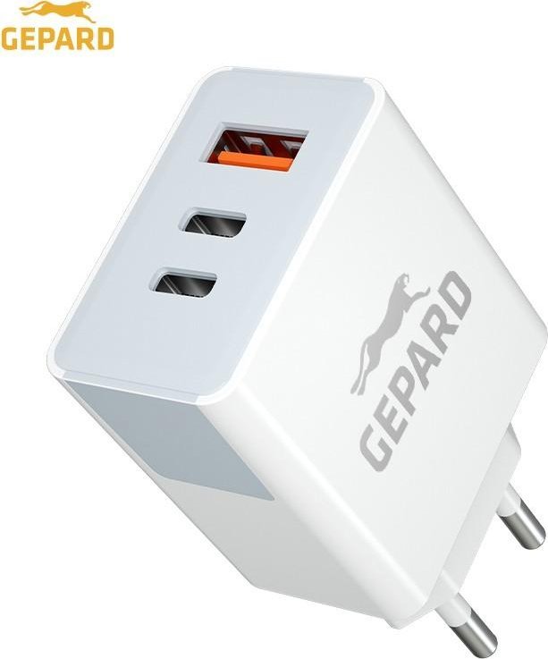 Ładowarka Gepard Ładowarka sieciowa PD 40W 2x USB-C + USB-A