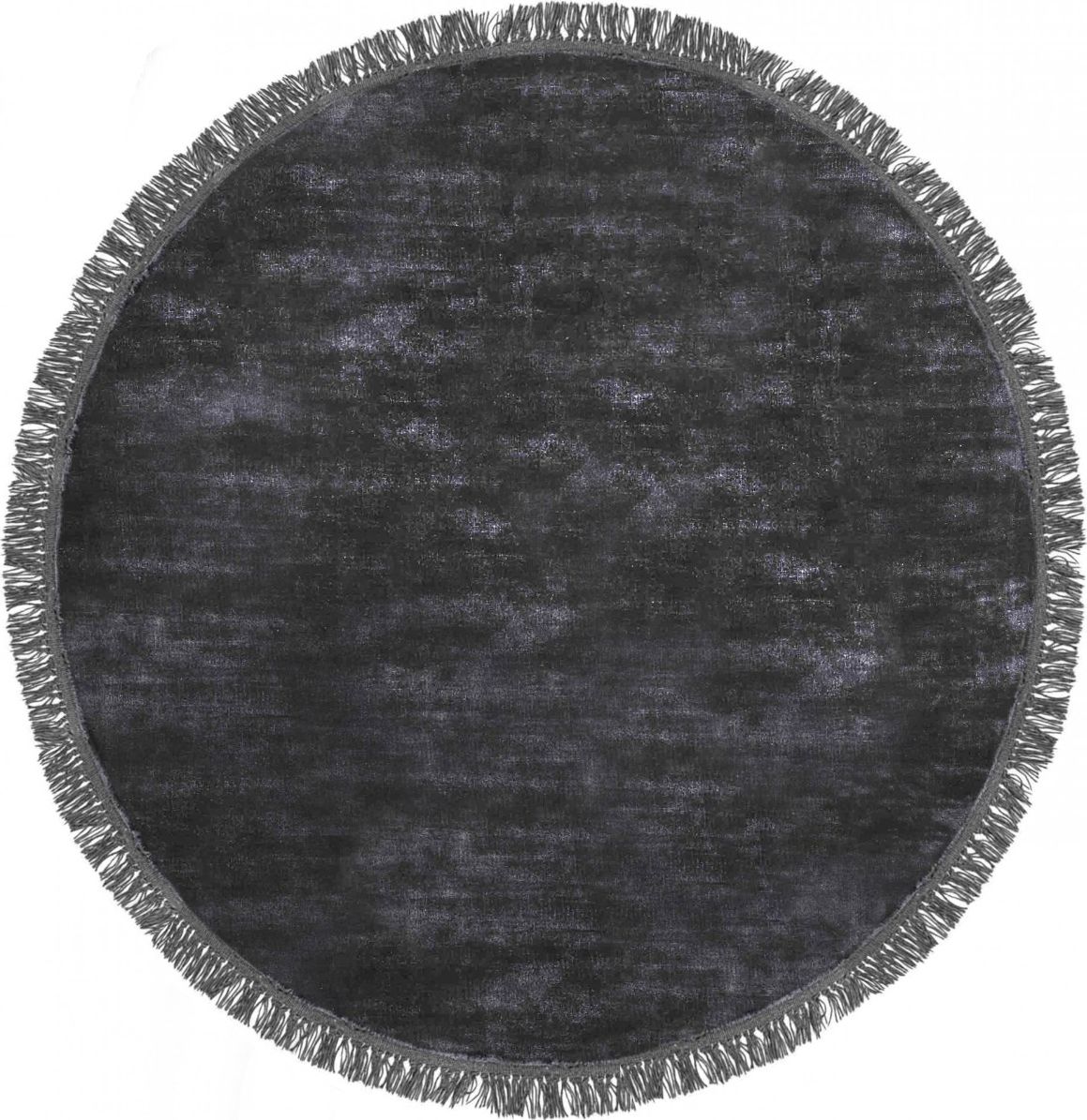 FARGOTEX Dywan LUNA MIDNIGHT 200x200 czarny z wiskozy FARGOTEX