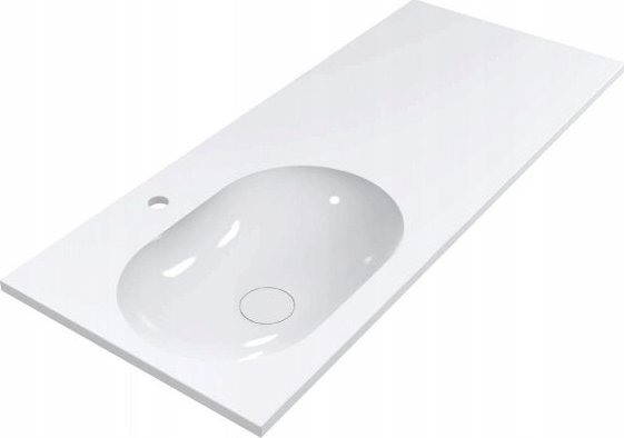 Umywalka Miraggio Umywalka nablatowa lewa 120 x 50 cm