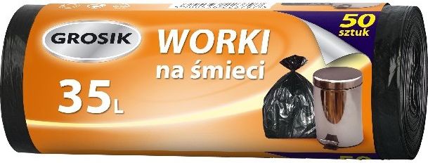 Grosik Worki na śmieci 35L 50 sztuk - ZZA311900