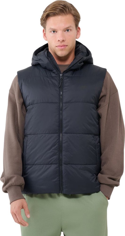 Kamizelka męska 4F M193 czarna 4FWSS25TVJAM193 20S XL