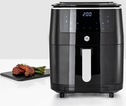Frytkownica SEB OBH Nordica FW2018S0, Hot air fryer, 6.5 L, 8 person(s), 60 min, Single, Black