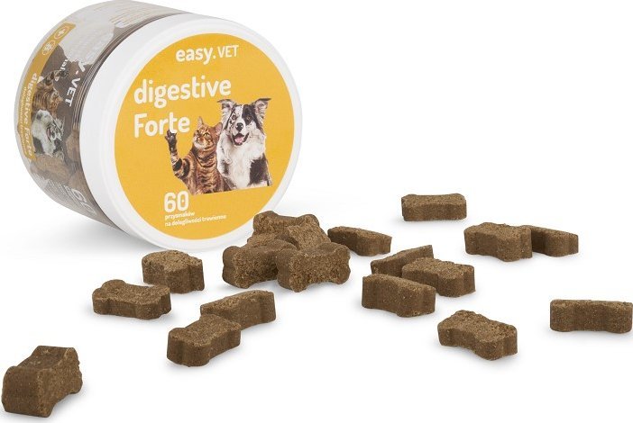 Easy.VET Smaczki funkcjonalne digestive forte dla psów i kotów 180g