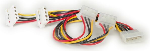 Roline rozgałęziacz 4pin molex - 4x 5.25inch, 45cm (11.03.1003)