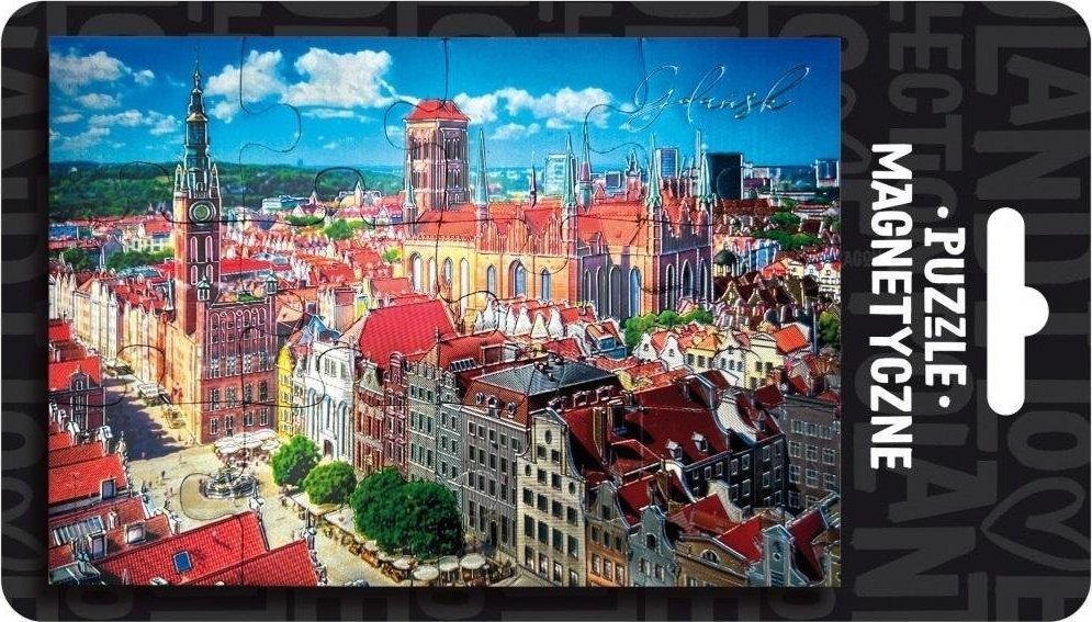 Pan Dragon Magnes puzzle Gdańsk ILP-MAG-PUZZ-GD-02