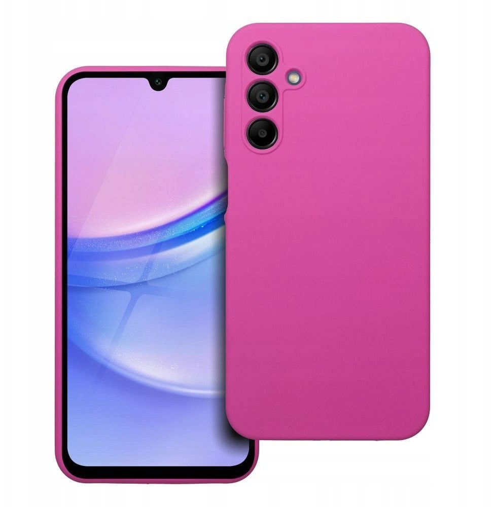 Futerał SILICONE 2mm do SAMSUNG A15 5G / A15 4G róż