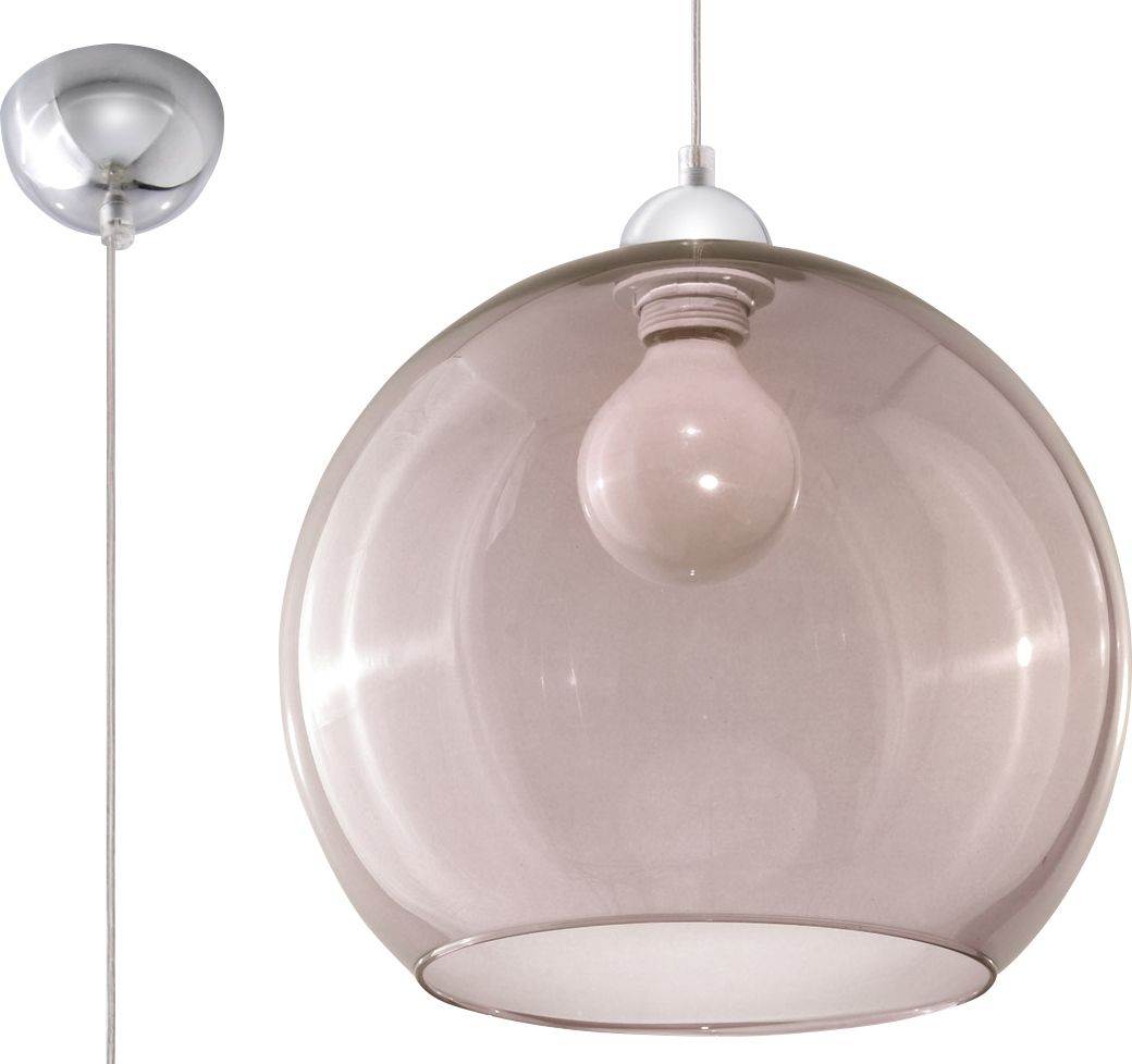 Lampa wisząca Sollux Ball nowoczesna grafitowy (SL.0250)