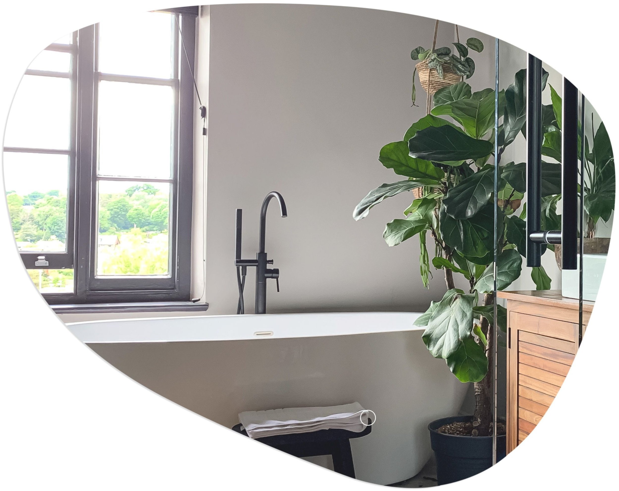 LUSTRO ŚCIENNE LED 75x73 YH-3343