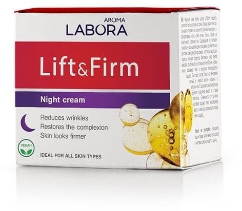 Labora Lift & Firm Przeciwzmarszczkowy krem do twarzy na noc 50ml
