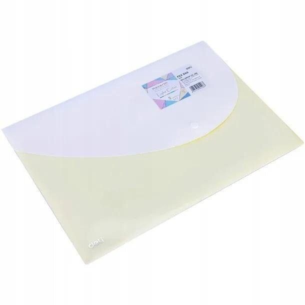 Deli Teczka kopertowa na zatrzask PP Macaron żółta