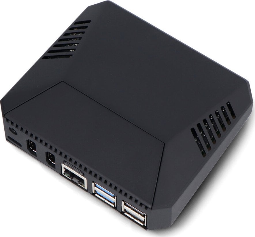 Argon40 Obudowa Argon ONE V3 M.2 NVMe PCIe do Raspberry Pi 5 - z wentylatorem i radiatorem - aluminiowa - czarna}